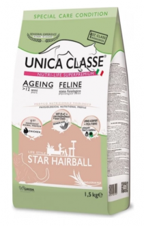 Unica Classe Star Hairball Tavuklu Yaşlı 1.5 kg Kedi Maması kullananlar yorumlar
